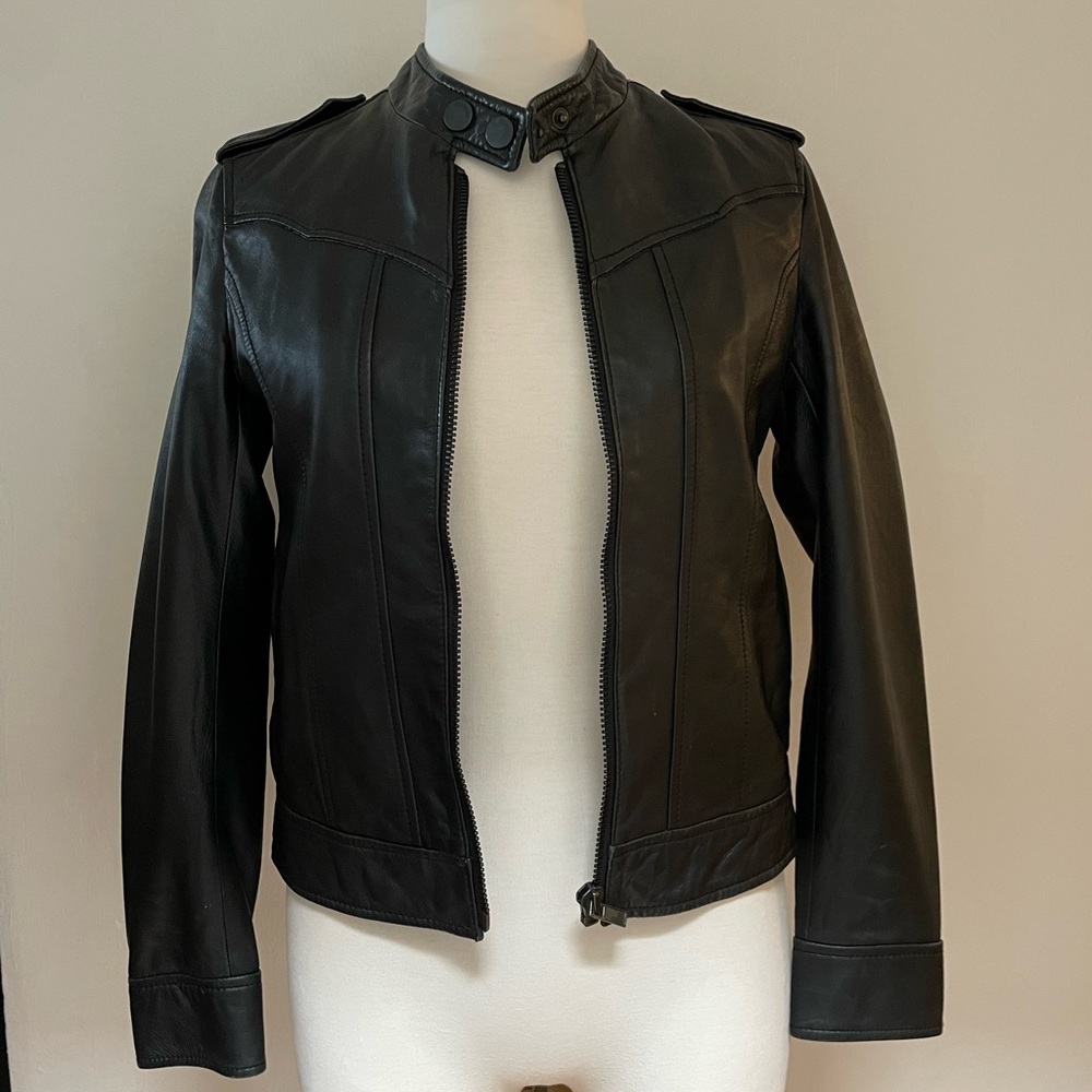 Lamb Leather Motorcycle Jacket